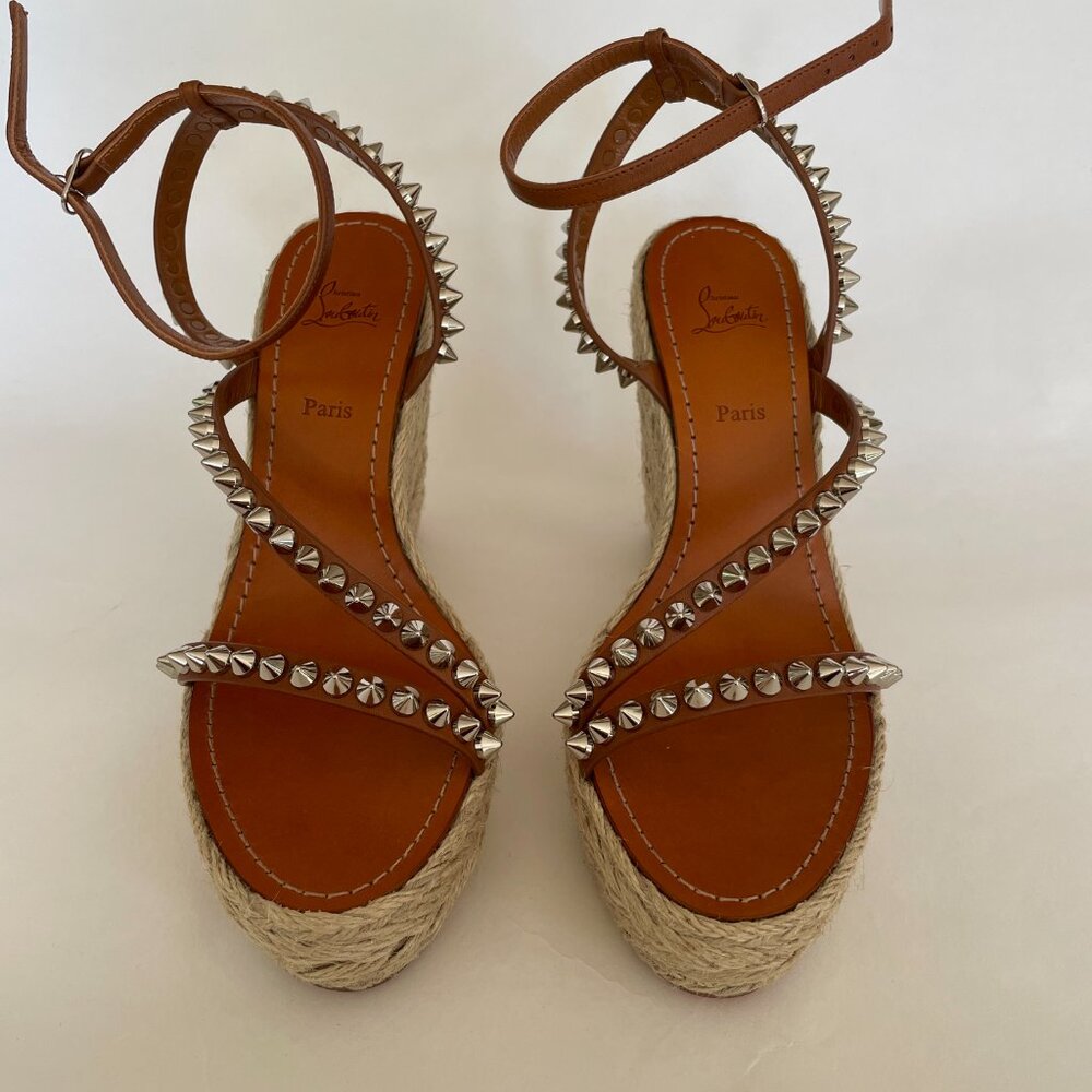 CHRISTIAN LOUBOUTIN Mafaldina Zeppa 120 Size 39